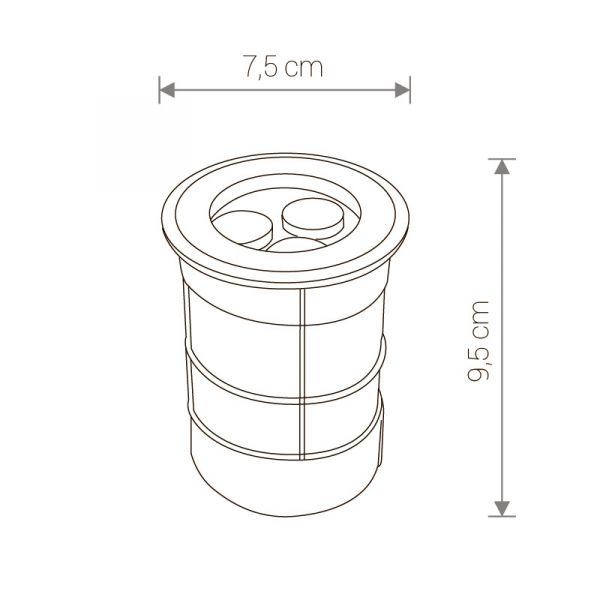 Ландшафтный светодиодный светильник Nowodvorski Picco Led 9104