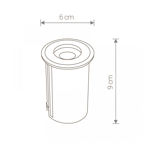 Ландшафтный светодиодный светильник Nowodvorski Picco Led 9105