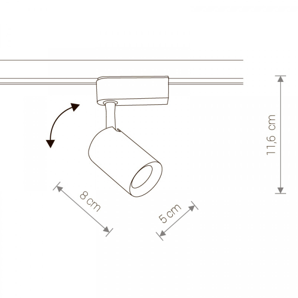 Трековый светодиодный светильник Nowodvorski Profile Iris 8998