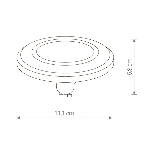 Лампа светодиодная Nowodvorski GU10 9W 4000K матовая 9212