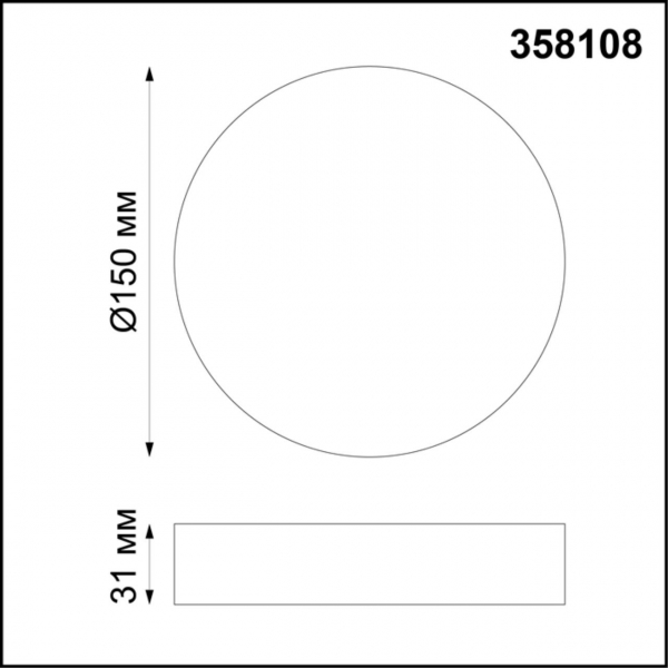 Потолочный светодиодный светильник Novotech Ornate 358108