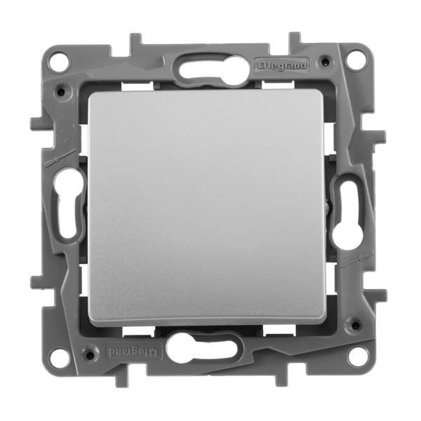 Выключатель кнопочный одноклавишный Legrand Celiane 6А 230V с подсветкой 067032