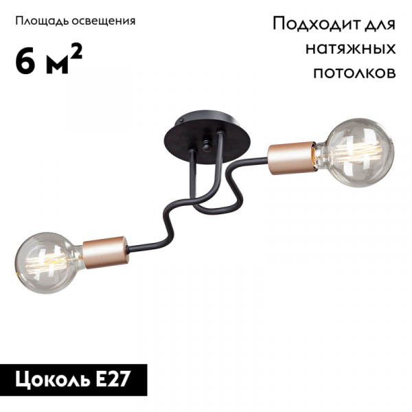 Потолочная люстра Vitaluce V4560-1/2PL