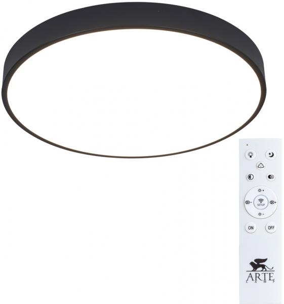 Потолочный светодиодный светильник Arte Lamp Arena A2672PL-1BK