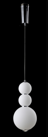 Crystal Lux Desi SP3 Chrome/White