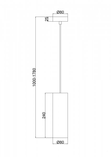 Подвесной светильник Maytoni Gioia P011PL-01CH
