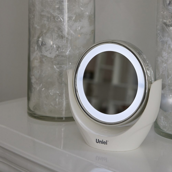 Зеркало с подсветкой (UL-00005246) Uniel TLD-592 White/LED/13Lm/6000K/3АА