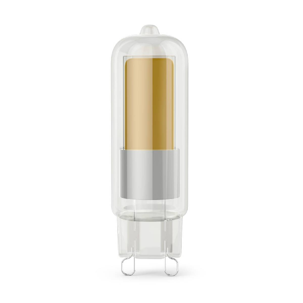 Лампа светодиодная Gauss G9 3.5W 3000K прозрачная 107809103