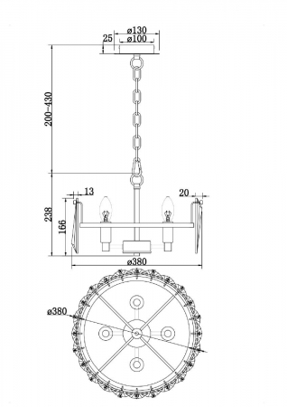 Maytoni MOD043PL-04CH