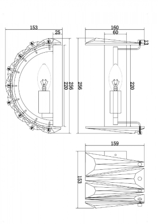 Maytoni MOD043WL-01CH