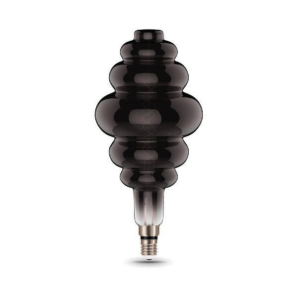 Лампа светодиодная филаментная Gauss E27 8W 2700K серая 159802008