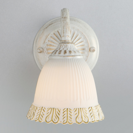 Eurosvet 60107/1 белый с золотом