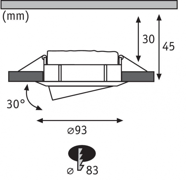 Влагозащищенный светильник Paulmann 93682