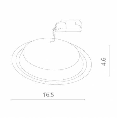 Arte Lamp A6410PL-1WH