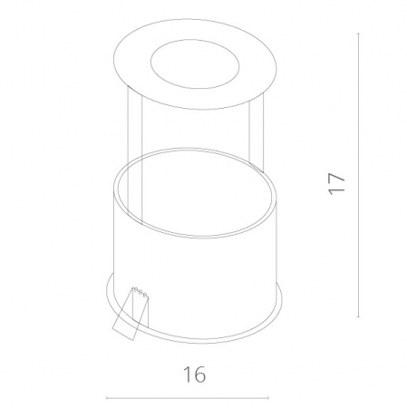Arte Lamp A3120PL-1WH