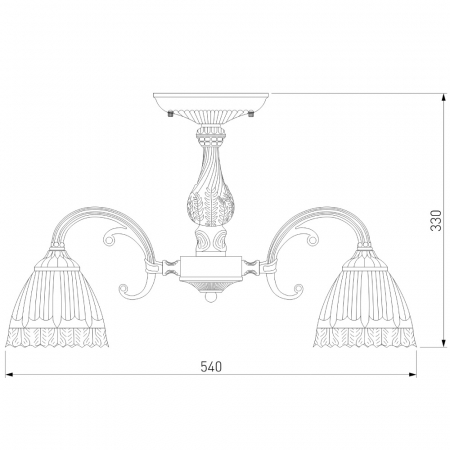 Eurosvet 60107/5 античная бронза