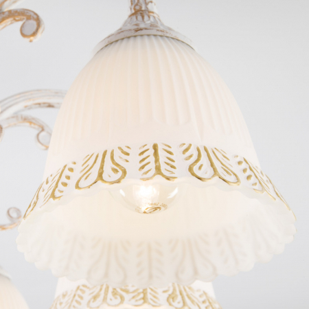 Eurosvet 60107/8 белый с золотом