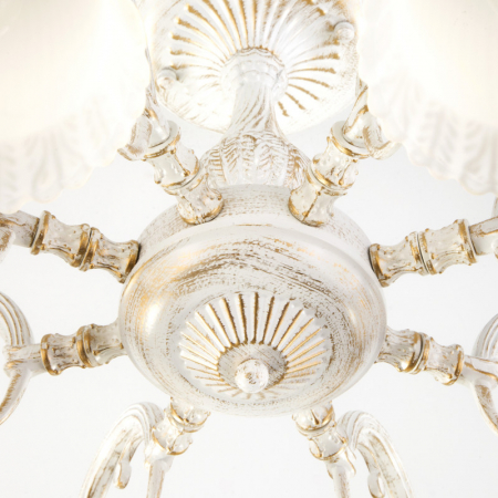 Eurosvet 60107/8 белый с золотом