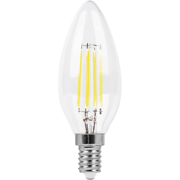 Лампа светодиодная филаментная Feron E14 11W 4000K Шар Прозрачная LB-511 38014