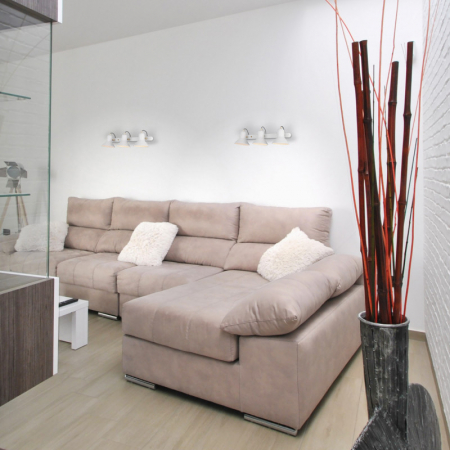 Eurosvet 20083/3 белый/золото