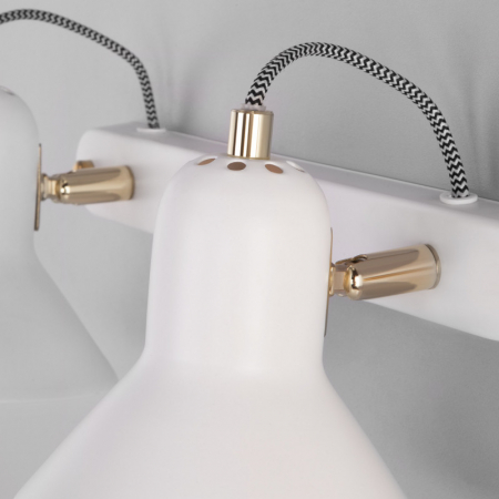 Eurosvet 20083/3 белый/золото