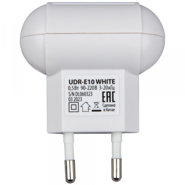 Ультразвуковой отпугиватель насекомых и грызунов (UL-00004561) Uniel UDR-E10 White