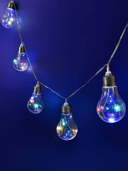 Гирлянда на солнечных батареях 400см разноцветная (UL-00003332) Uniel Лампочки USL-S-126/PT4000 Bulbs