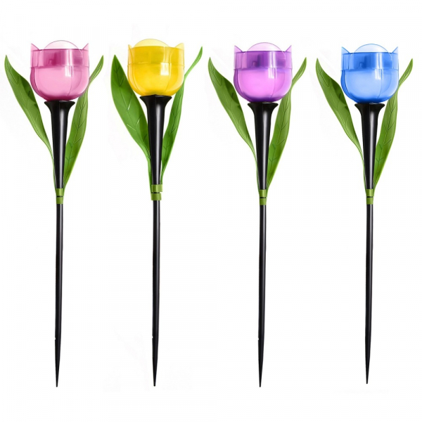 Светильник на солнечных батареях (UL-00004275) Uniel Promo USL-C-651/PT305 Tulip Set 24