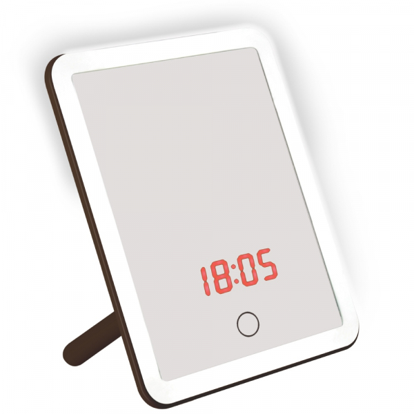 Зеркало с подсветкой (UL-00004160) Uniel TLD-591 Brown/LED/80Lm/6000K/Dimmer/T+M