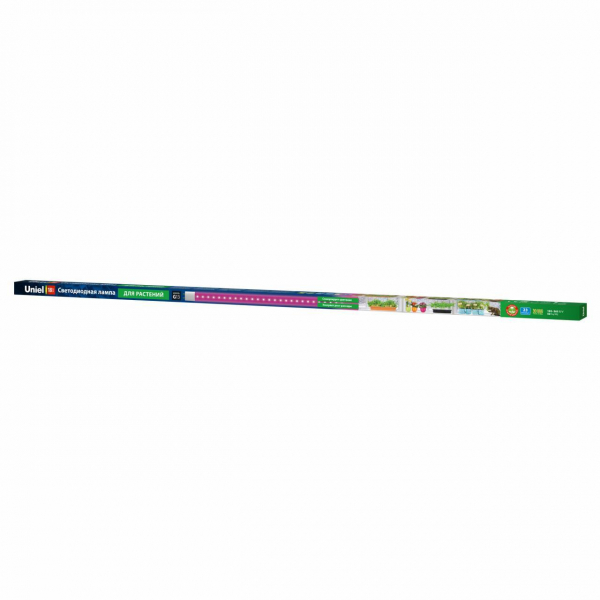 Лампа светодиодная для растений (UL-00006697) Uniel G13 9W прозрачная LED-T8-9W/SPSB/G13/CL PLP30WH