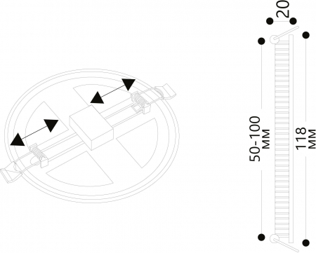 Arte Lamp A7972PL-1WH