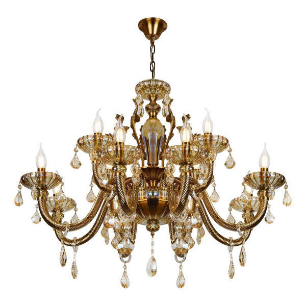 Подвесная люстра iLamp Asia 81069-8+4 BR