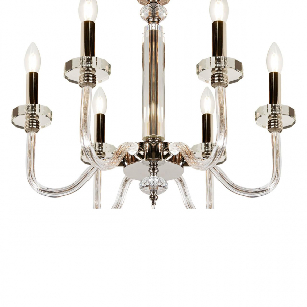Подвесная люстра iLamp Vibe P9474-6 Nickel