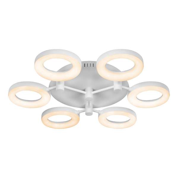 Потолочная светодиодная люстра iLedex Jomo FS-014-X6-(B) 72W WH