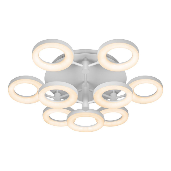 Потолочная светодиодная люстра iLedex Jomo FS-014-X9 108W WH