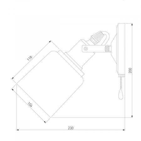Eurosvet 70111/1 черный