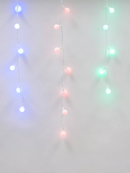 Светодиодная гирлянда (11130) Uniel занавес Радуга 220V разноцветный ULD-E2405-100/DTA MULTI IP20 RAINBOW