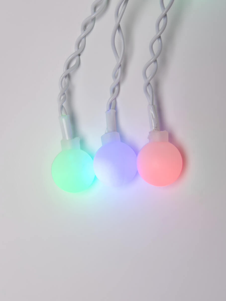 Светодиодная гирлянда (11130) Uniel занавес Радуга 220V разноцветный ULD-E2405-100/DTA MULTI IP20 RAINBOW