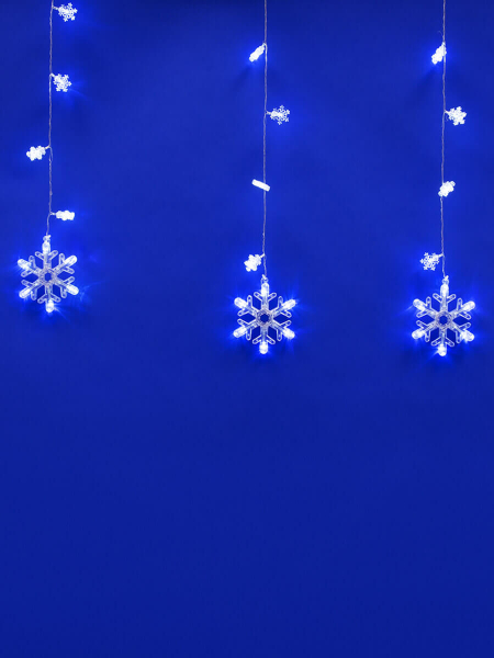 Светодиодная гирлянда (11129) Uniel занавес 220V белый ULD-E2706-100/DTA White IP20 SNOWFALL