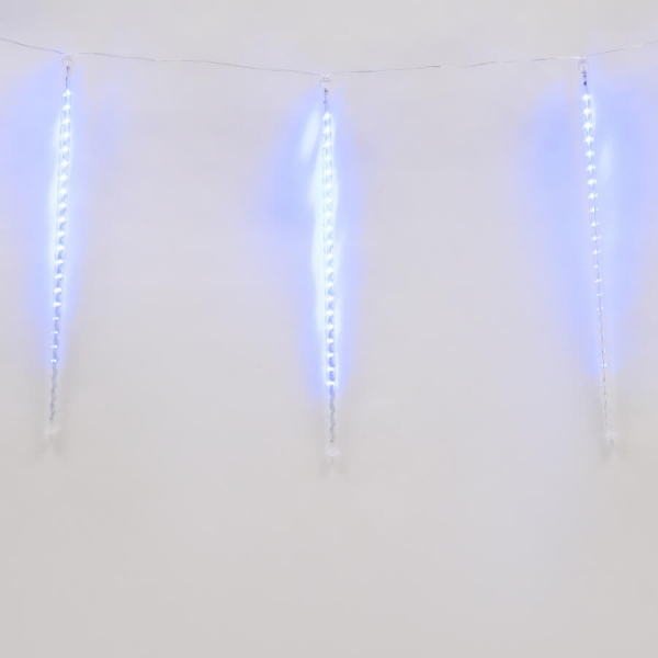 Уличная светодиодная гирлянда (UL-00000167) Uniel занавес 220V синий ULD-E1505-336/DTK BLUE IP44 TWISTED METEOR