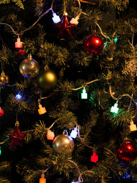 Светодиодная гирлянда (07932) Uniel Кубики 220V разноцветный ULD-S0700-050/DTA MULTI IP20 CUBES-1