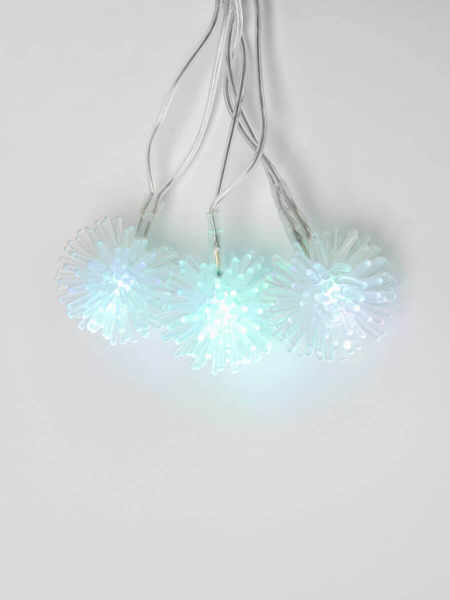 Светодиодная гирлянда (07921) Uniel Шарики 220V разноцветный ULD-S0280-020/DTA RGB IP20 BALLS