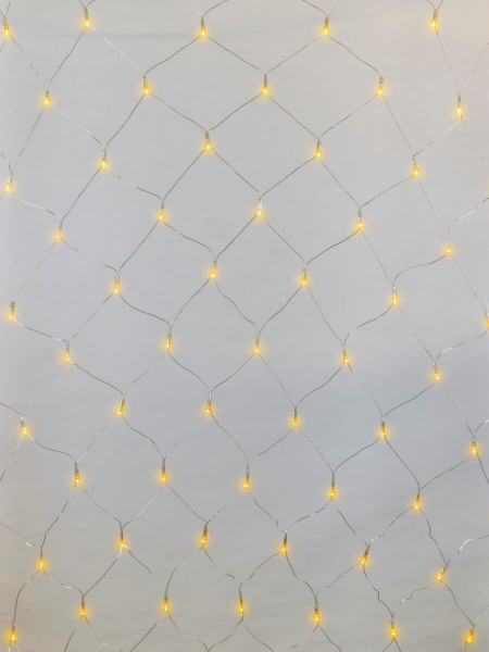 Светодиодная гирлянда (07939) Uniel сетка 220V желтый ULD-N2520-240/DTA YELLOW IP20