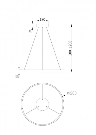 Maytoni MOD058PL-L32BS4K