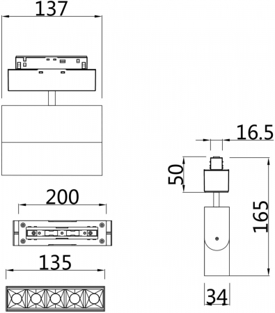 Maytoni TR015-2-10W4K-B