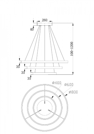 Maytoni MOD058PL-L100W4K