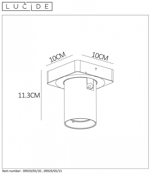 Спот Lucide NIGEL 09929/05/31