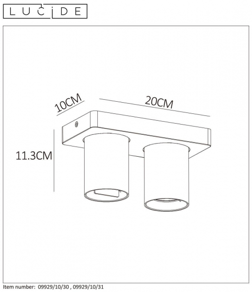 Спот Lucide NIGEL 09929/10/31