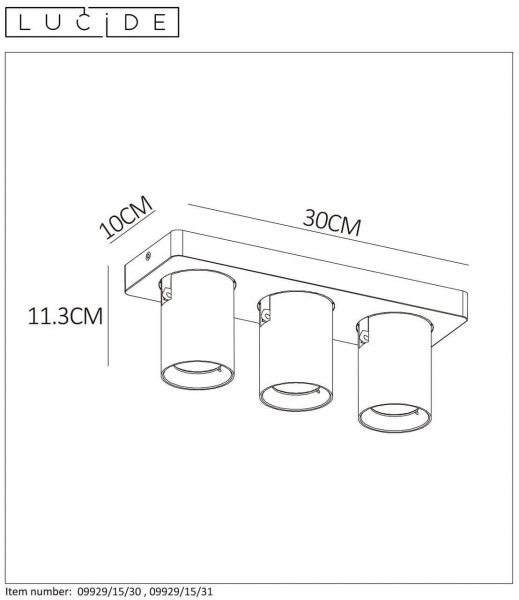 Спот Lucide NIGEL 09929/15/31