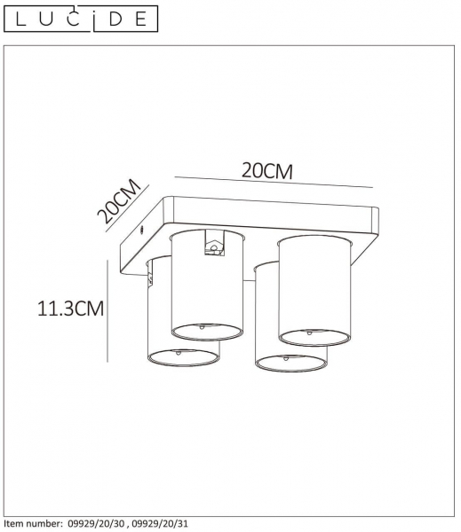 Спот Lucide NIGEL 09929/20/30